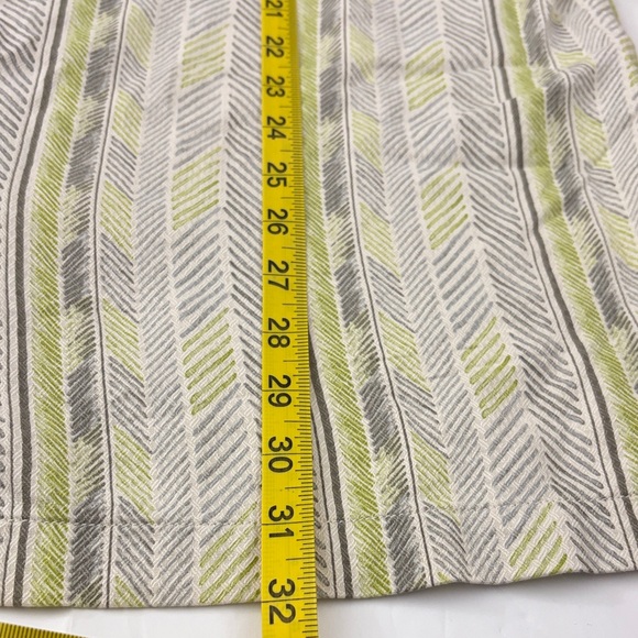 Tommy Bahama Beige and Olive Chevron Men's Shirt Size XXL - Picture 6 of 8